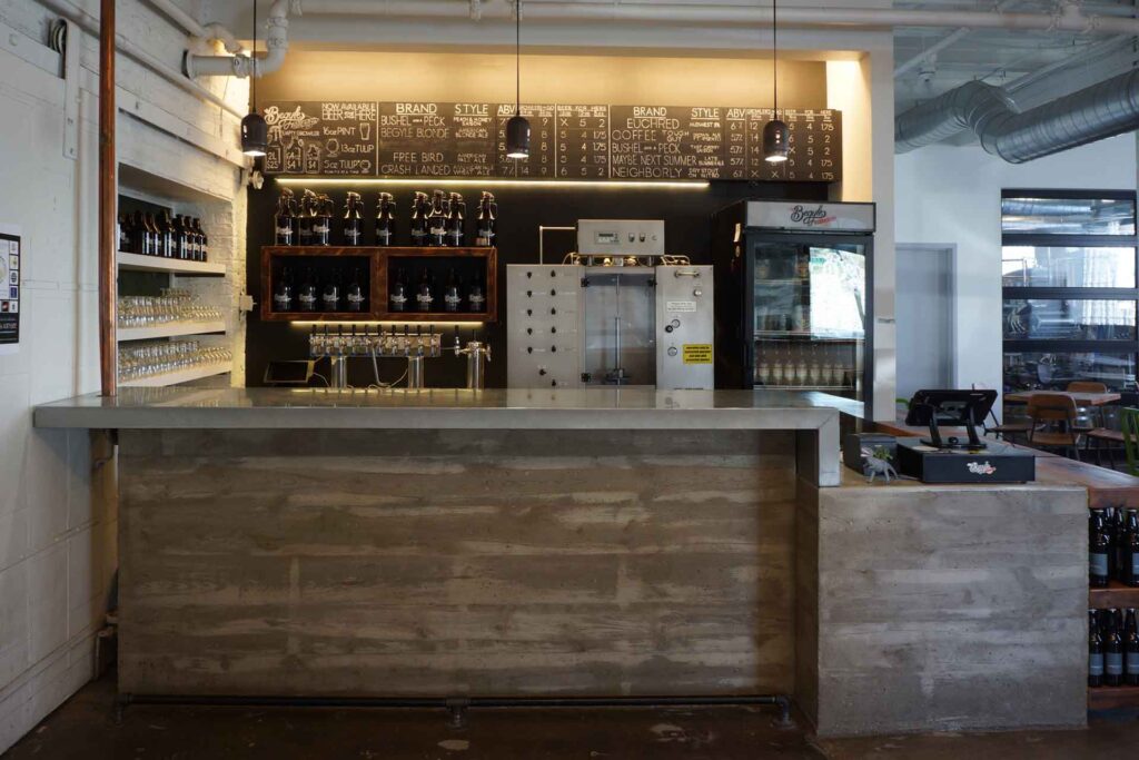 Begyle Brewing Interior Front Desk
