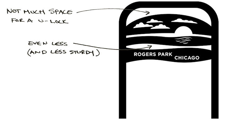 Bike Rack Rogers Park