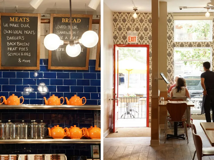 Jolly Posh coffee shop interior