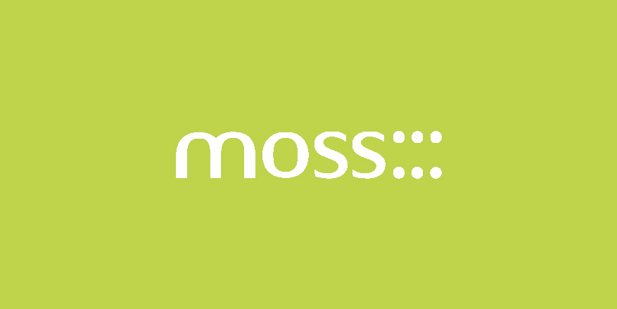 Moss Logo Green background