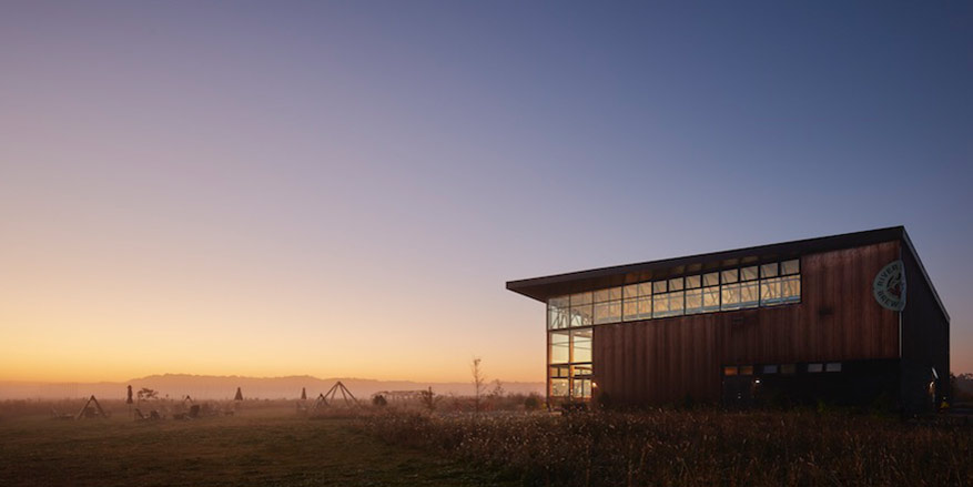 Modern Pole Barn Brewery