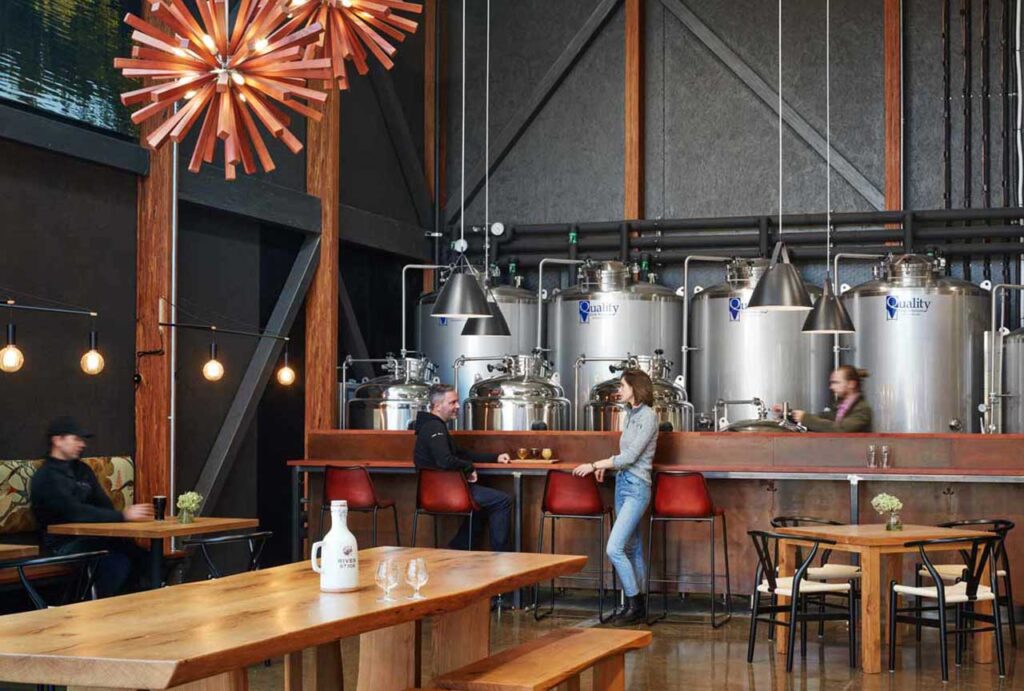 River Saint Joe Brewery Interior Peopl Seated