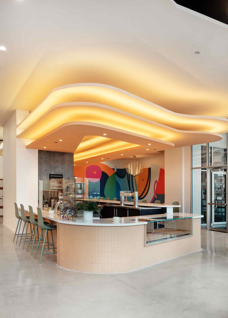 Dollop Coffee South Loop Interior Vertical Image