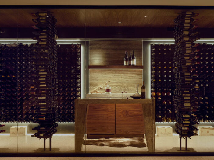 Moss Chicago Architect Modern Home Wine Cellar Design From Concept To Completion