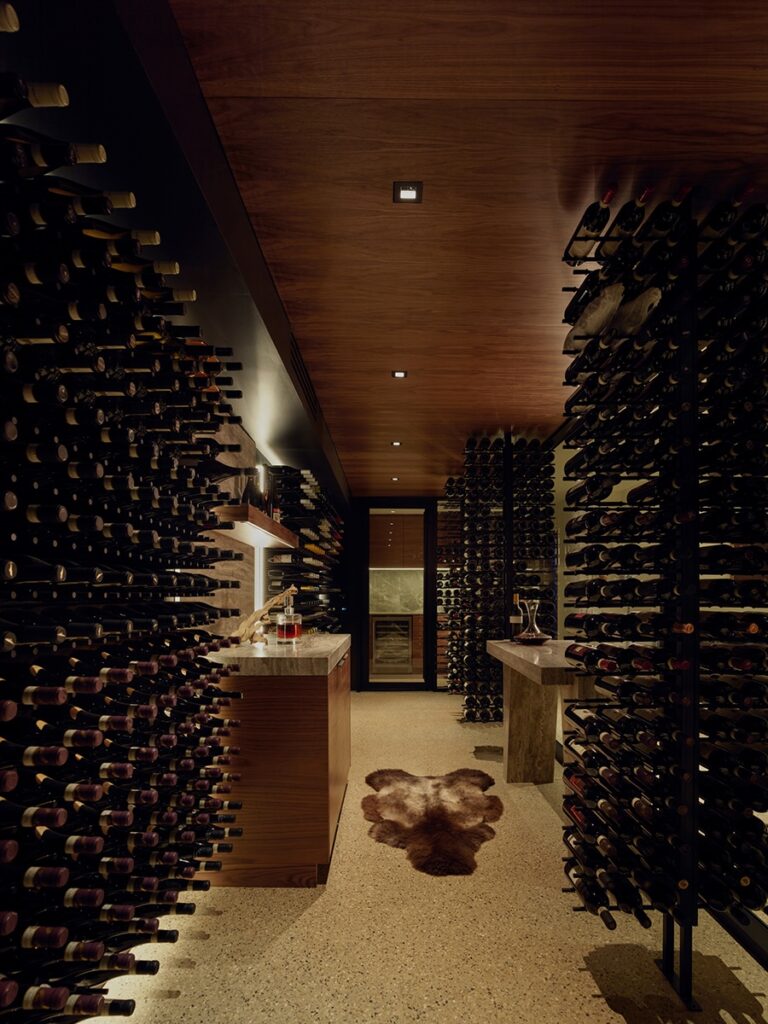 Moss Chicago Architect Modern Wine Cellar Design