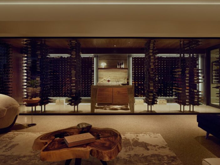 Moss Chicago Architect Solar Powered Home Wine Cellar
