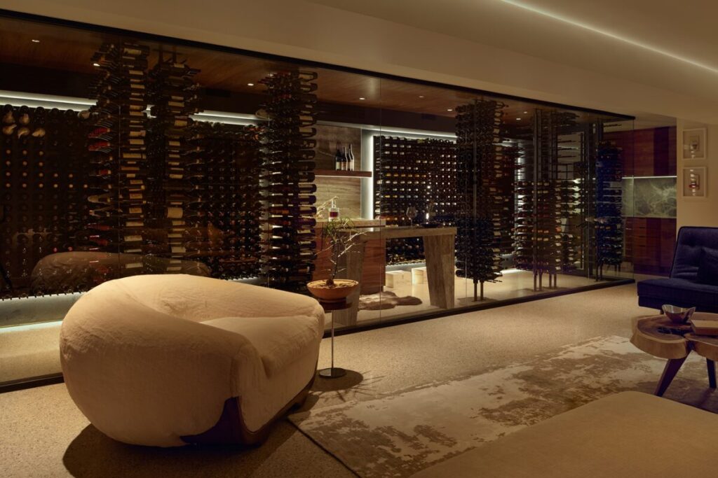 New Moss Chicago Architect Glass Steel Custom Wine Cellar Chicago Copy