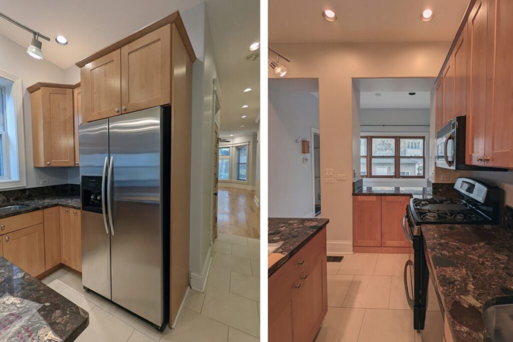 Moss Chicago Architect Kitchen Before Renovation