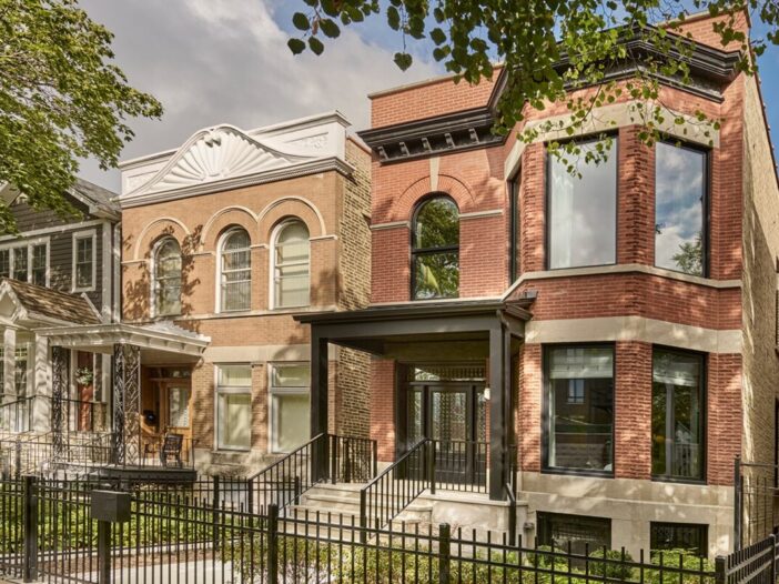 Moss Chicago Architect Queen Anne Remodel Front Facade Entry