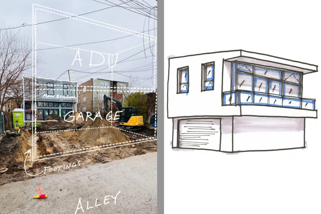 Moss Chicago Architect Schematic Design Accessory Dwelling Unit