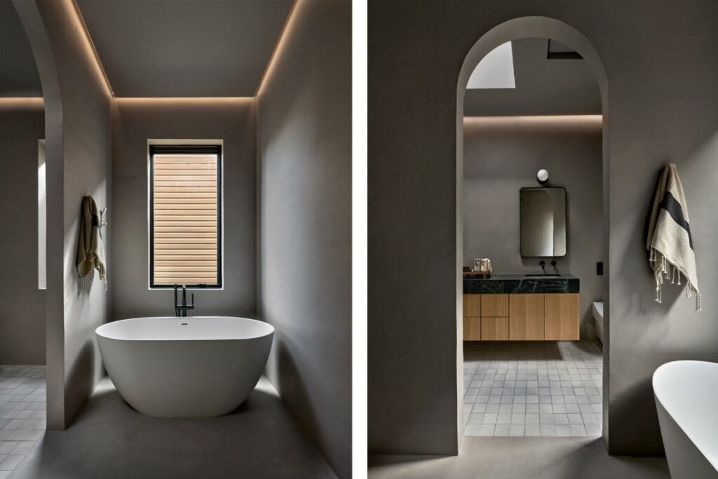 Moss Chicago Architect Venetian Plaster Primary Suite