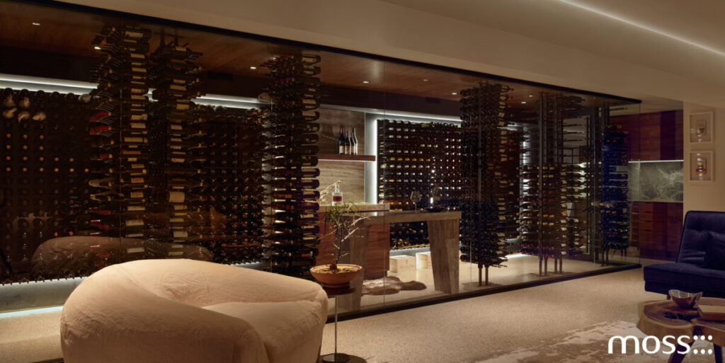 Moss Chicago Architect Wine Cellar Design Architecture Custom