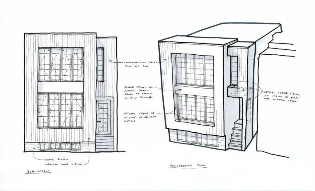 Moss Chicago Design Crown House Massing Sketch