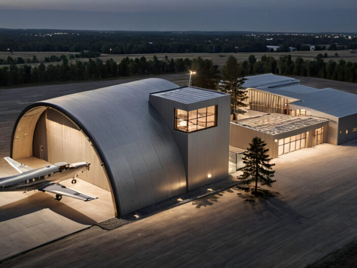 Moss Chicago Architect Hangar House Design Building An Airplane Hangar With Living Quarters