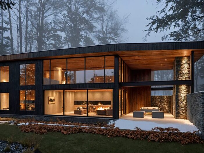 Moss Chicago Architect Veranda Michigan Lake House