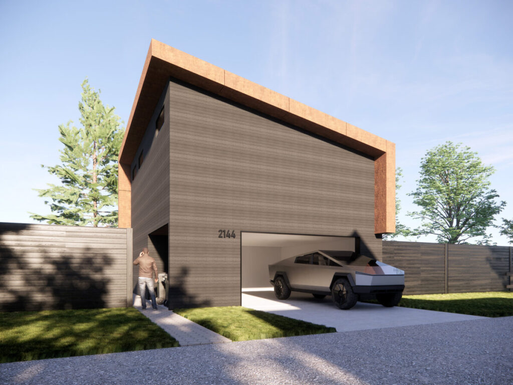 Moss Chicago Architect Evanston Adu Material Option Cedar