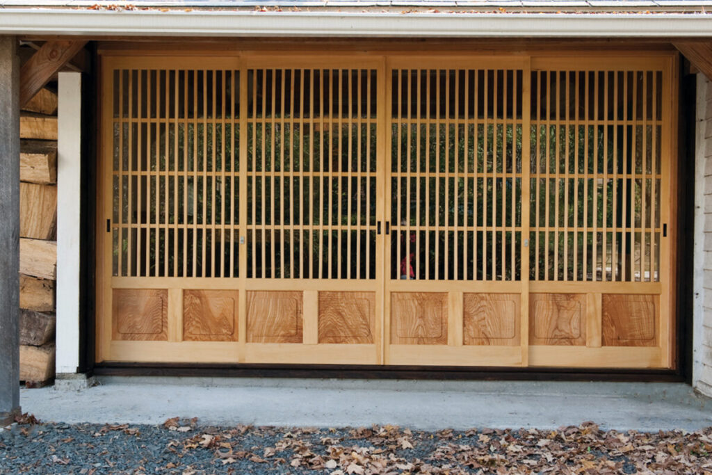 Moss Chicago Architect Kōshi Dō Lattice Door Veranda Lake House Northern Michigan