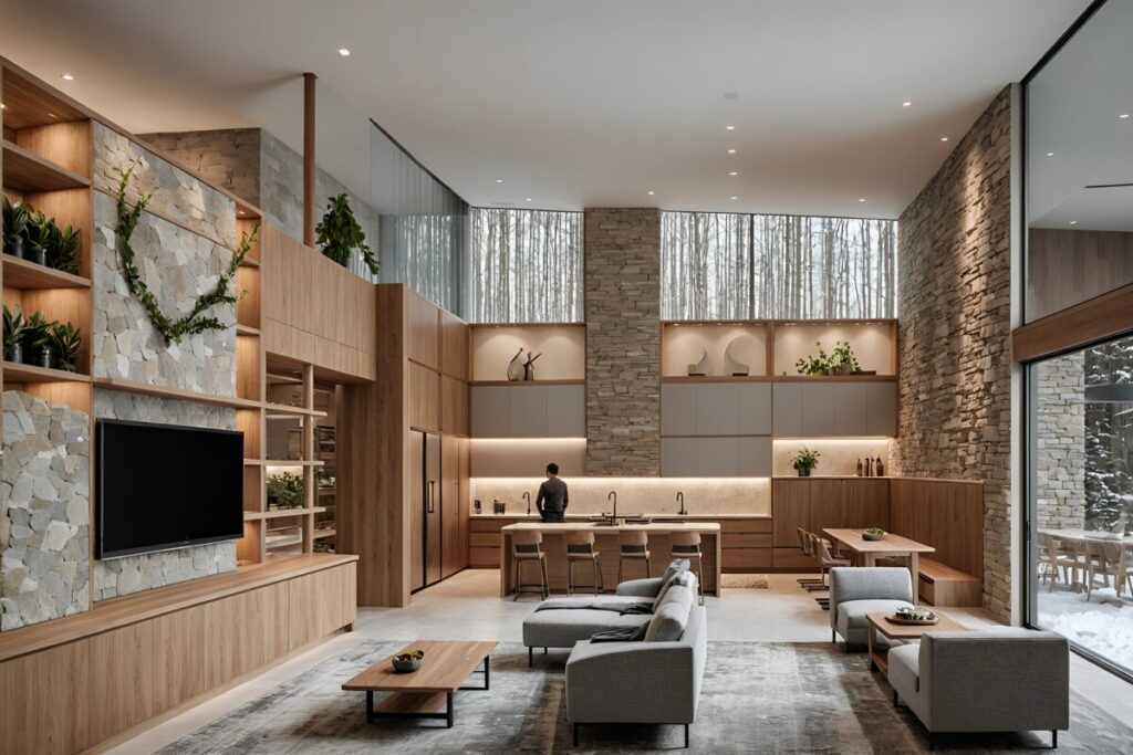 Moss Chicago Architect Interior Rendering Michigan Veranda Lake House