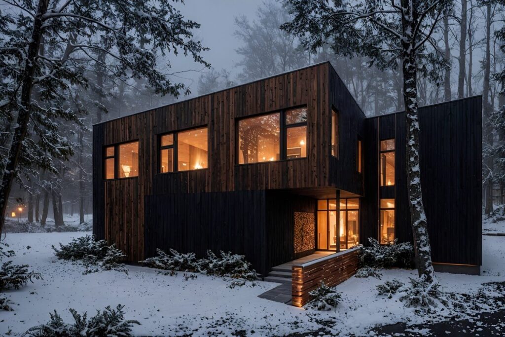 Moss Chicago Architect Rendering Exterior Michigan Lake House