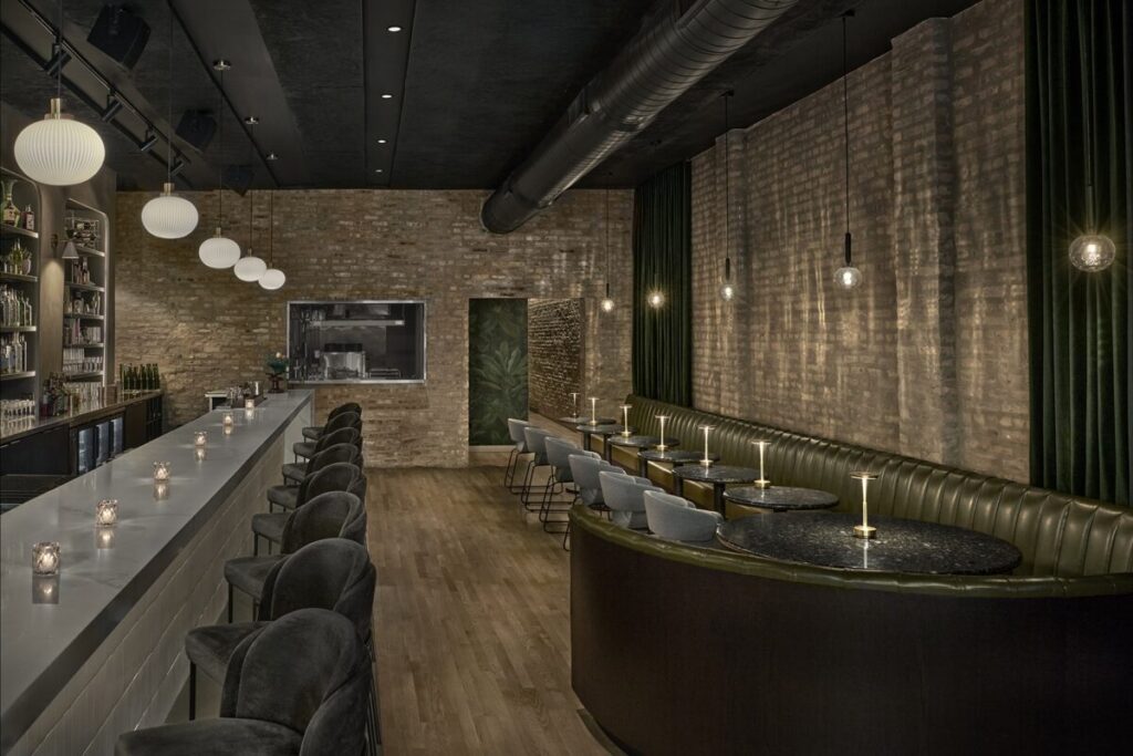 Moss Chicago Architect Apothecary Lounge Renovation