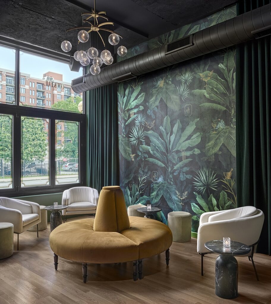 Moss Chicago Architect Apothecary Lounge Still Room