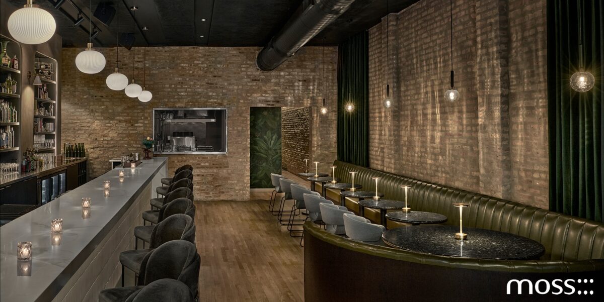 Moss Chicago Architect Hospitality Design Apothecary Lounge