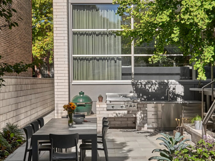 Moss Chicago Design Modern Home Architects Modern Outdoor Kitchen