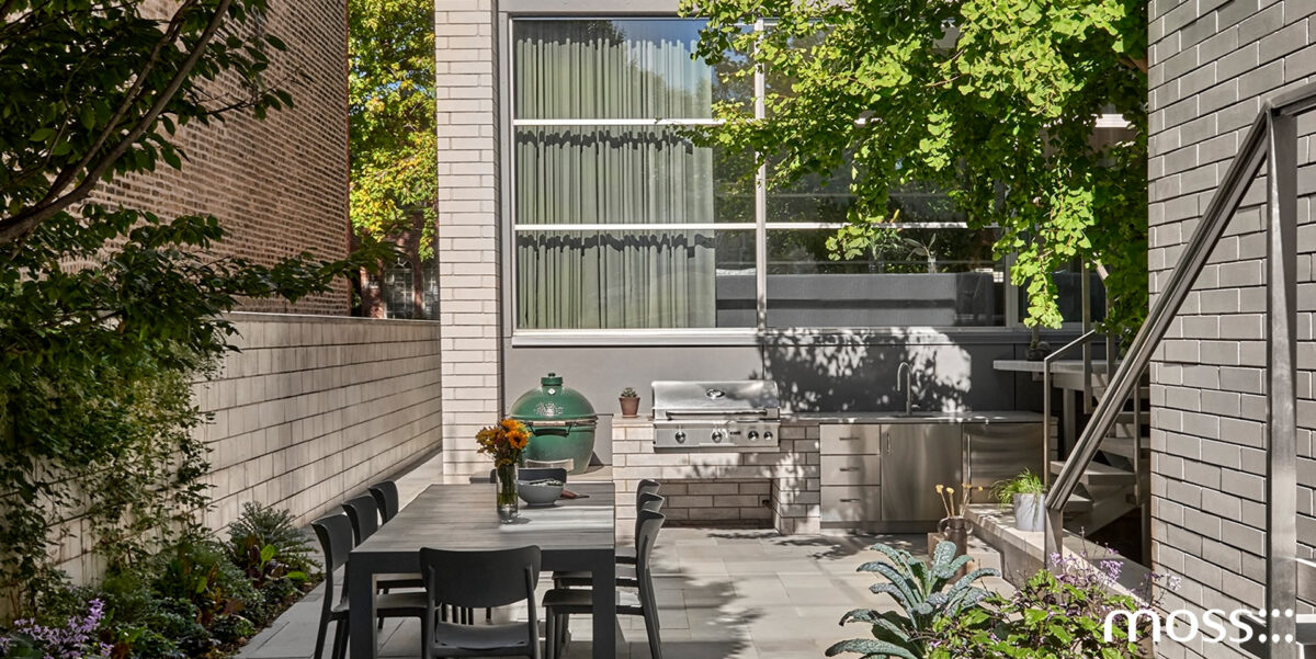 Moss Chicago Design Modern Home Architects Modern Outdoor Kitchen